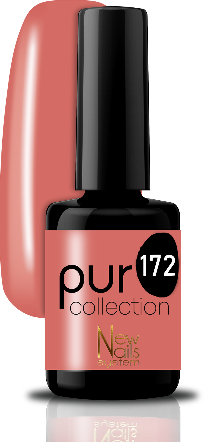 Smalto per unghie gel color semipermanente PURO COLLECTION  172 colore Life in Love