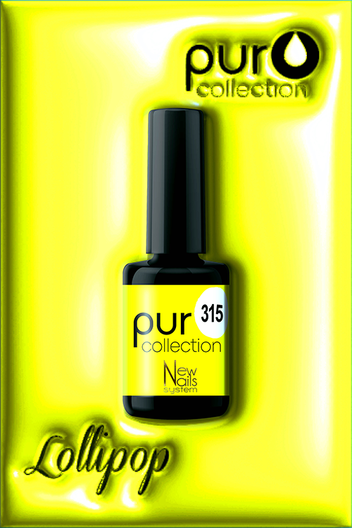 Smalto gel per unghie color semipermanente Puro collection Lollipop 315