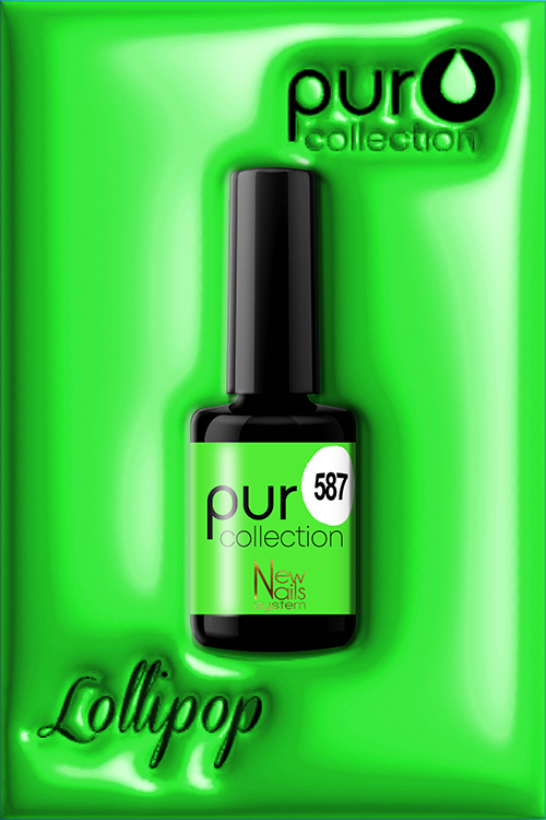 Smalto gel per unghie color semipermanente Puro collection Lollipop 587