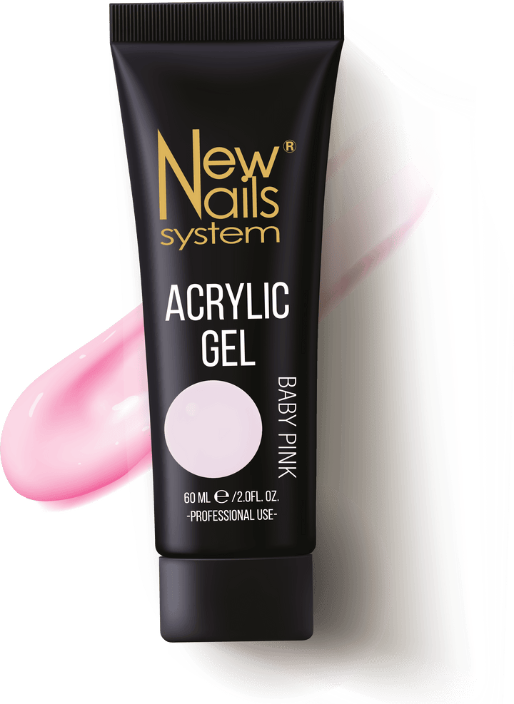 Acrylic gel BABY PINK 60gr acrigel rosa