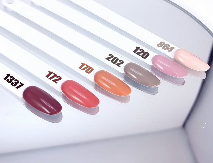 Smalto gel per unghie color semipermanente LIFE IN LOVE COLLECTION set 6 colori polish gel