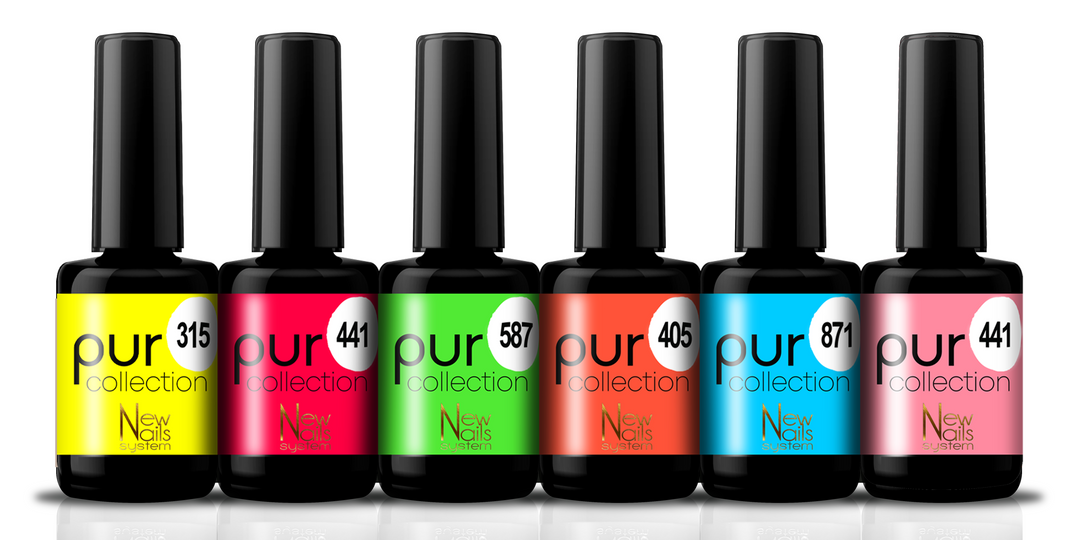 Smalto gel per unghie color semipermanente LOLLIPOP COLLECTION set 6 colori smalto gel per unghie