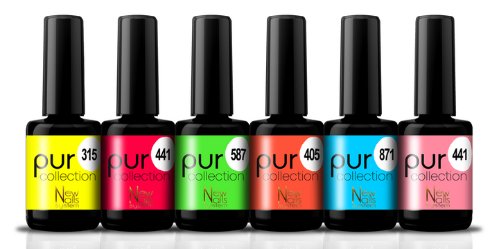 Smalto gel per unghie color semipermanente LOLLIPOP COLLECTION set 6 colori smalto gel per unghie