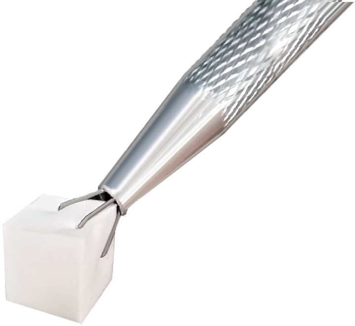 Kit Accessorio BYBOOM – Penna in Alluminio + 100 Spugnette in Lattice per Babyboomer | New Nails System