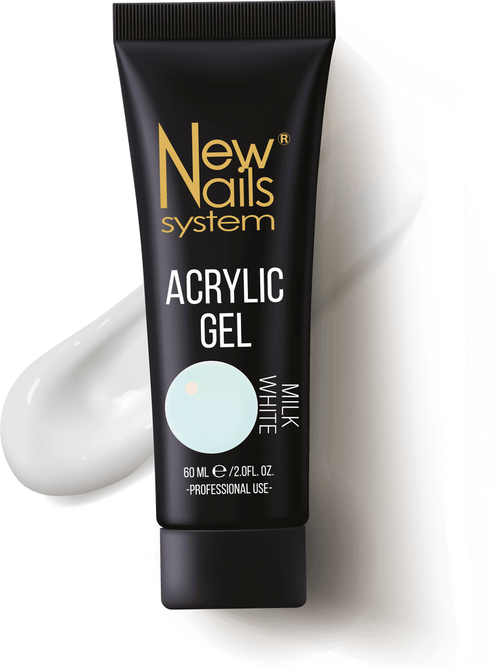 Acrygel Bianco Latte 60 ml – Gel Acrilico Professionale per Ricostruzione Unghie