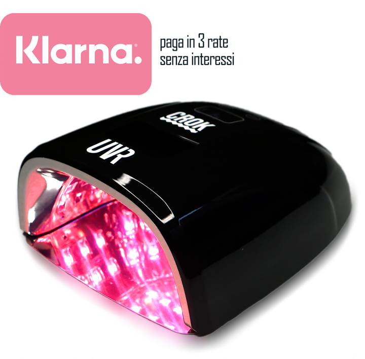 CROK UVR  CORDLESS  con Raggi UVR - lampada di tecnologia Superiore per ricostruzione unghie