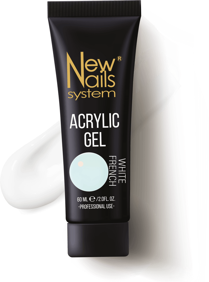 Acrylic gel white french 60gr acrigel bianco estremo