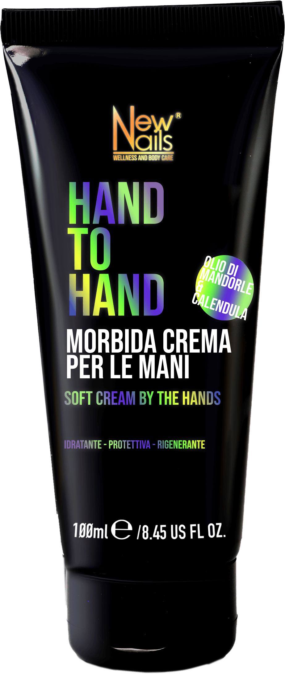 Crema Mani 100ml Idratante e nutriente Con Olio di Mandorle Dolci e Vitamina E