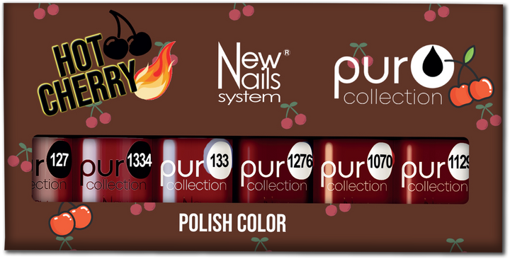 CARDIGAN COLLECTION set 6 gel polish colors