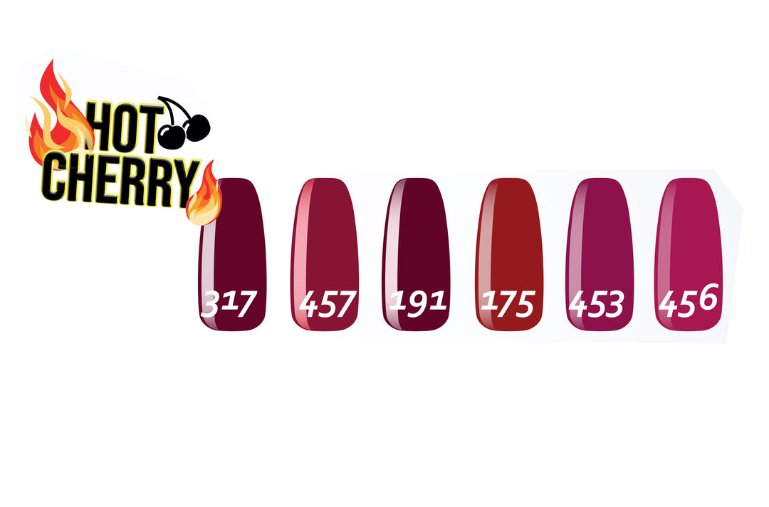 CARDIGAN COLLECTION set 6 gel polish colors