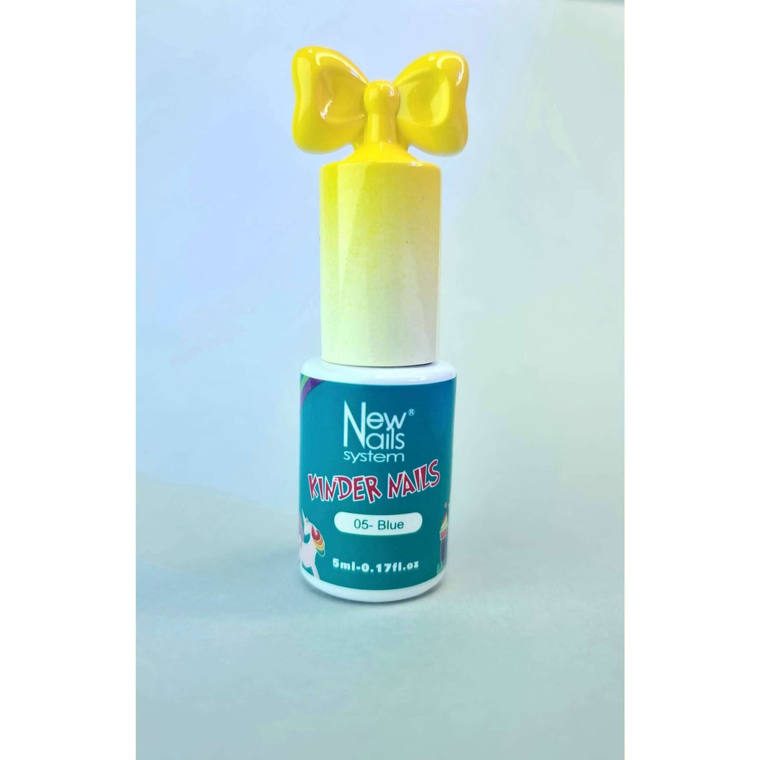 Smalto gel semipermanente per bambine  set 5 colori e accessori