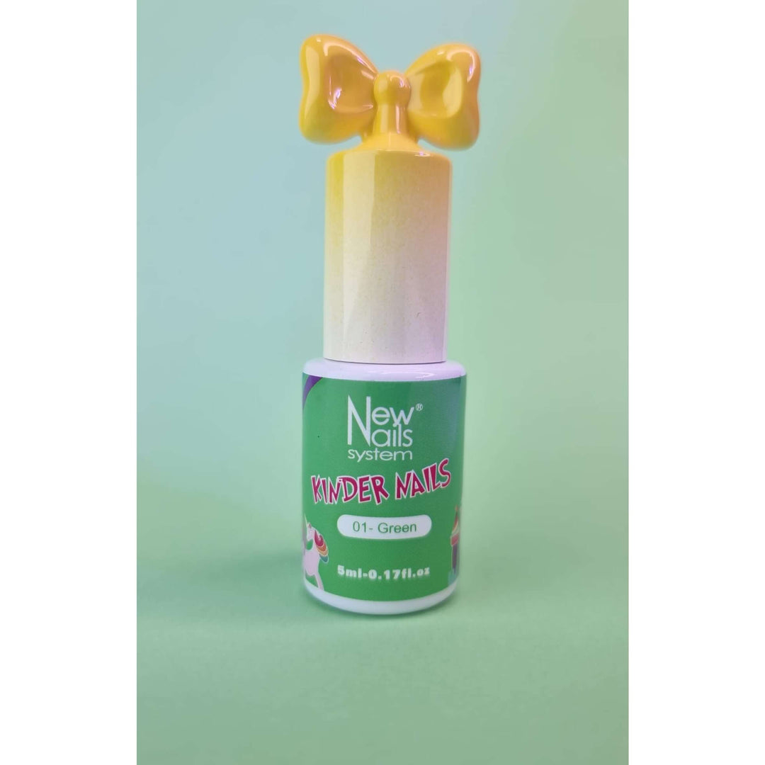 Smalto gel semipermanente per bambine  set 5 colori e accessori