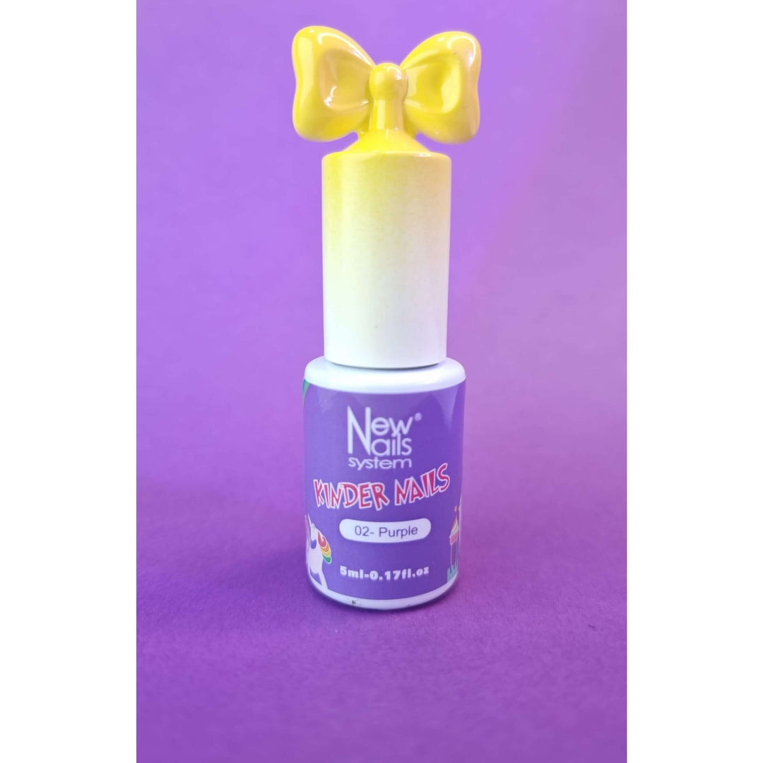 Smalto gel semipermanente per bambine  set 5 colori e accessori