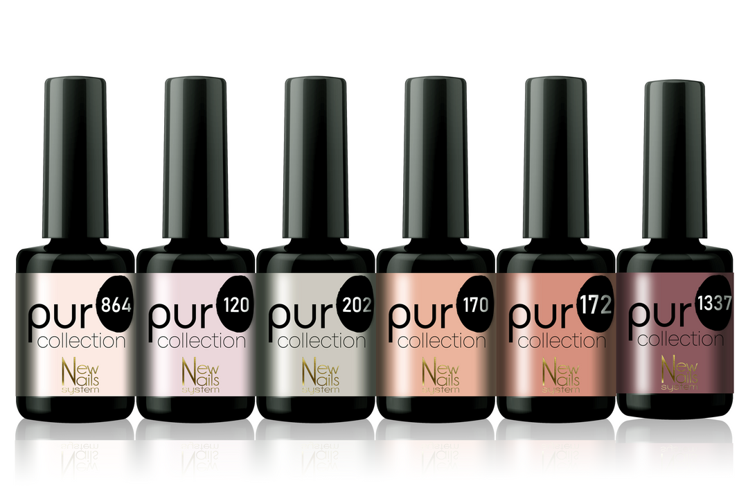 Smalto gel per unghie color semipermanente LIFE IN LOVE COLLECTION set 6 colori polish gel