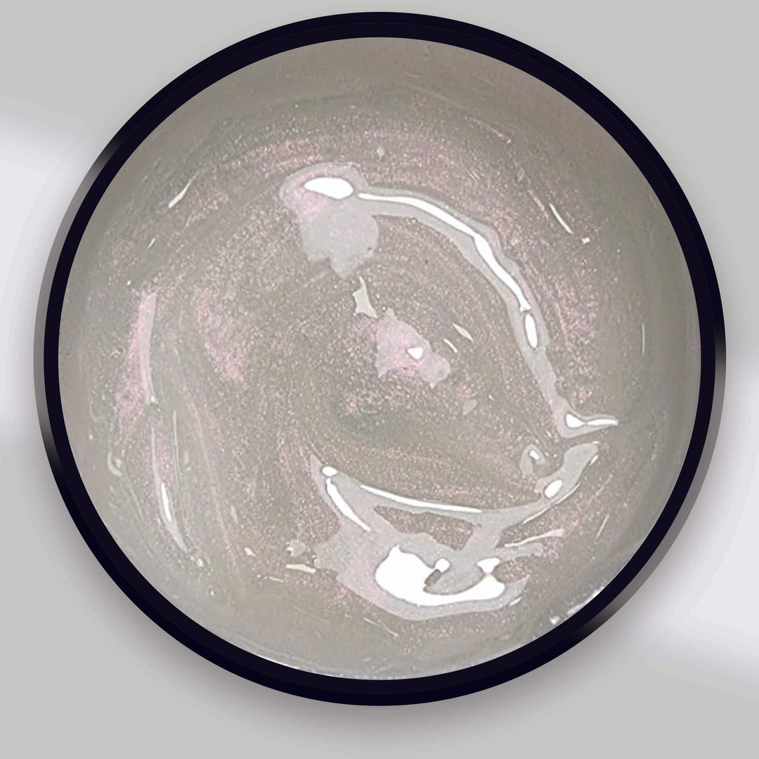 Gel uv Led media densità, per ricostruzione unghie effetto bianco perlato