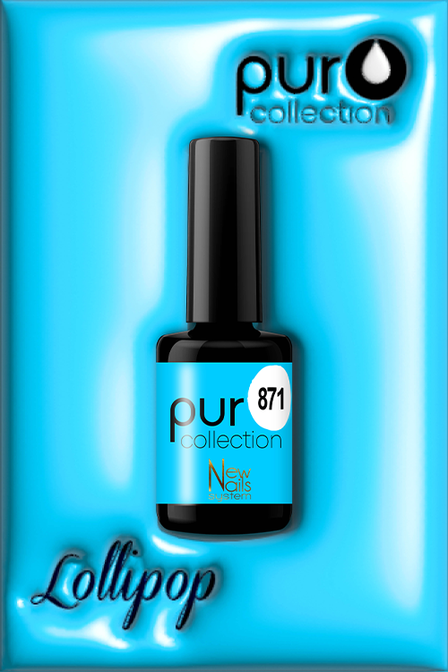 Smalto gel per unghie color semipermanente Puro collection Lollipop 871