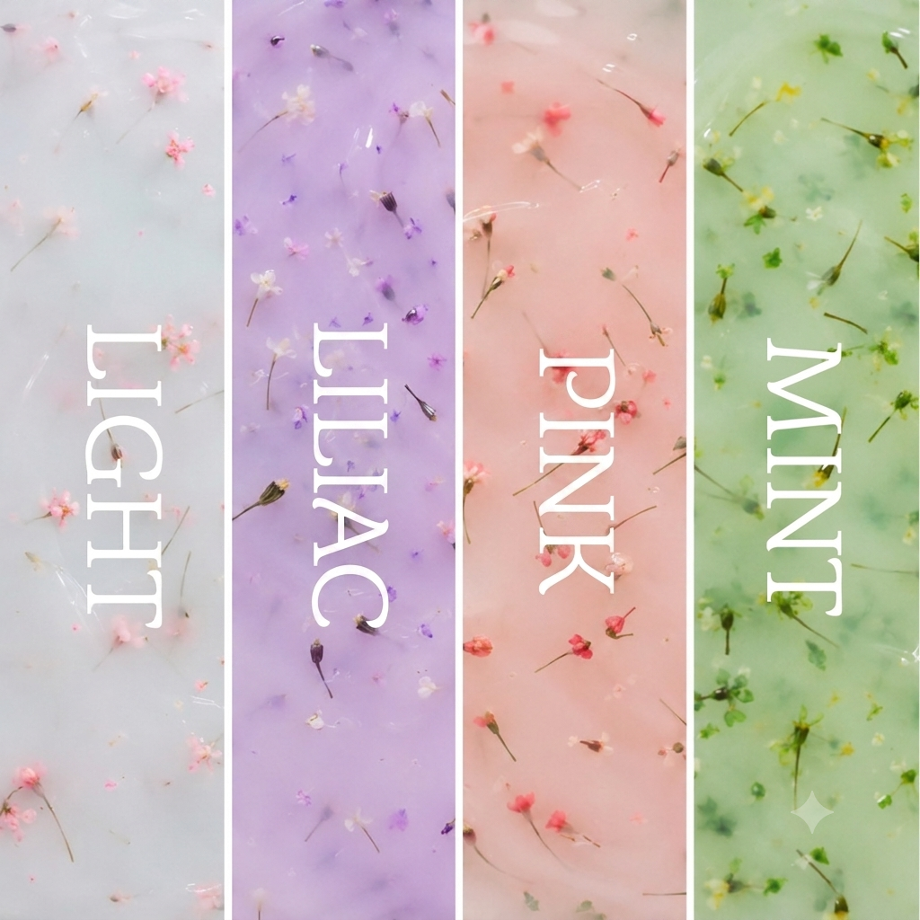 Floreal Builder Gel Collection | Gel Costruttori con Veri Fiori Naturali – 4 Colori
