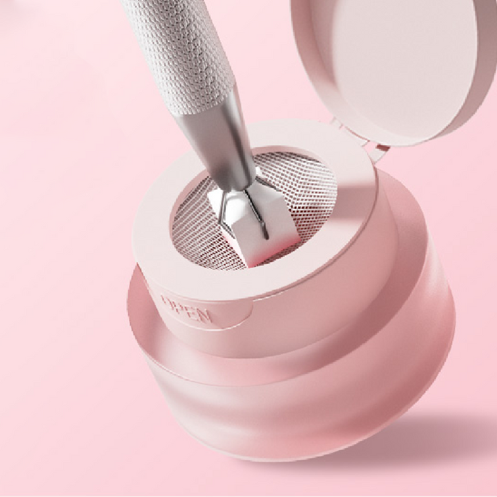 Kit Accessorio BYBOOM – Penna in Alluminio + 100 Spugnette in Lattice per Babyboomer | New Nails System