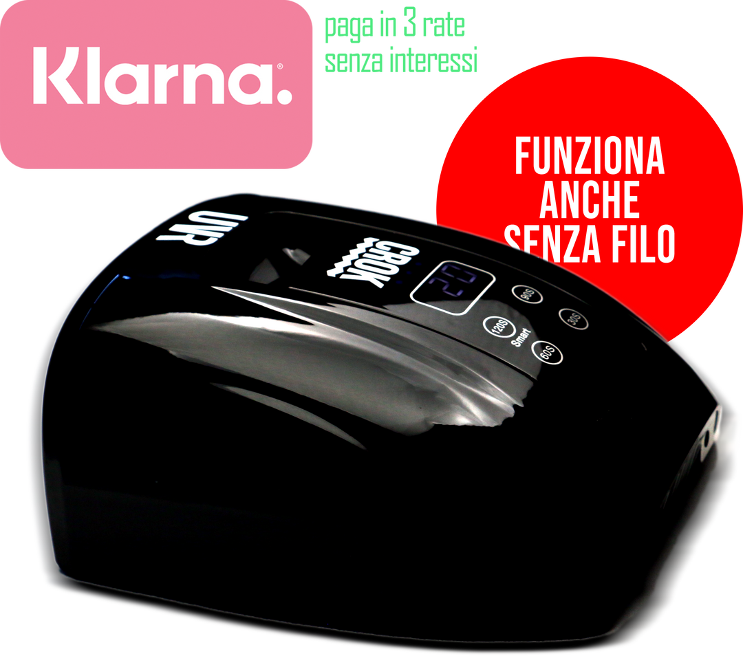 CROK UVR  CORDLESS  con Raggi UVR - lampada di tecnologia Superiore per ricostruzione unghie