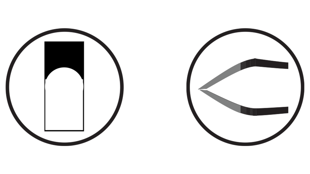 PINZETTA CIGLIA 0046-60BL