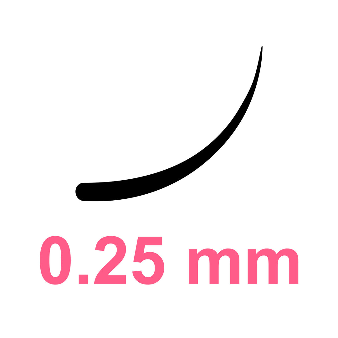 EXTENSION CIGLIA Curva A (J)