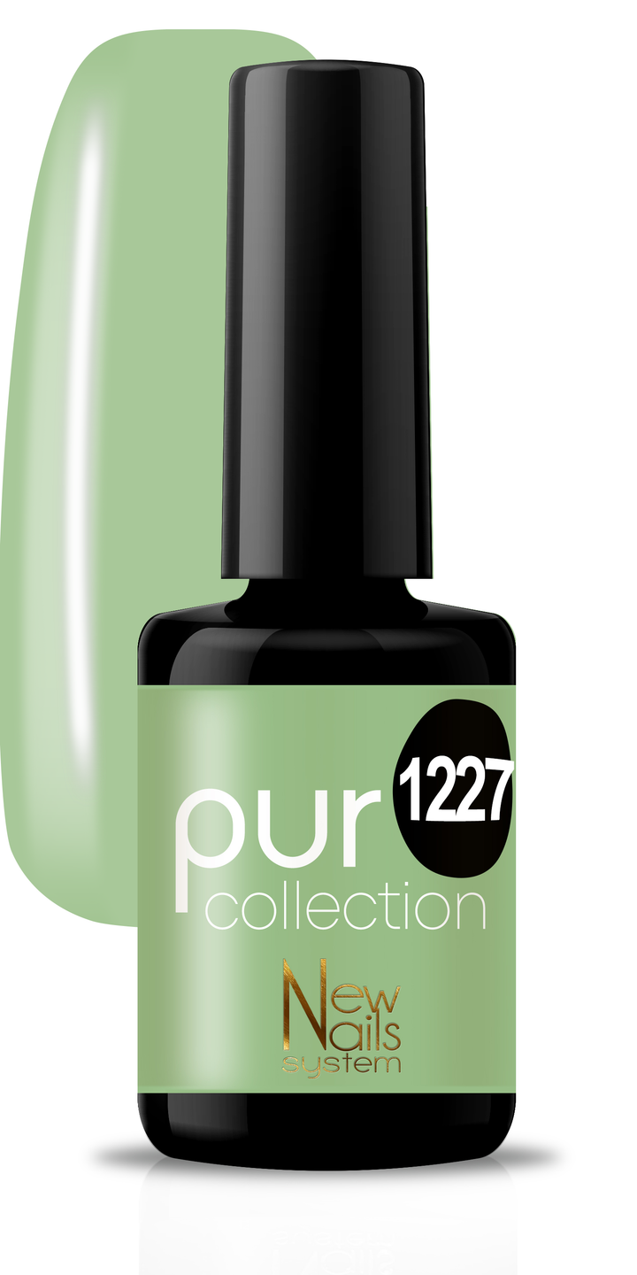 Smalto gel per unghie color semipermanente Puro collection Green Life 1227
