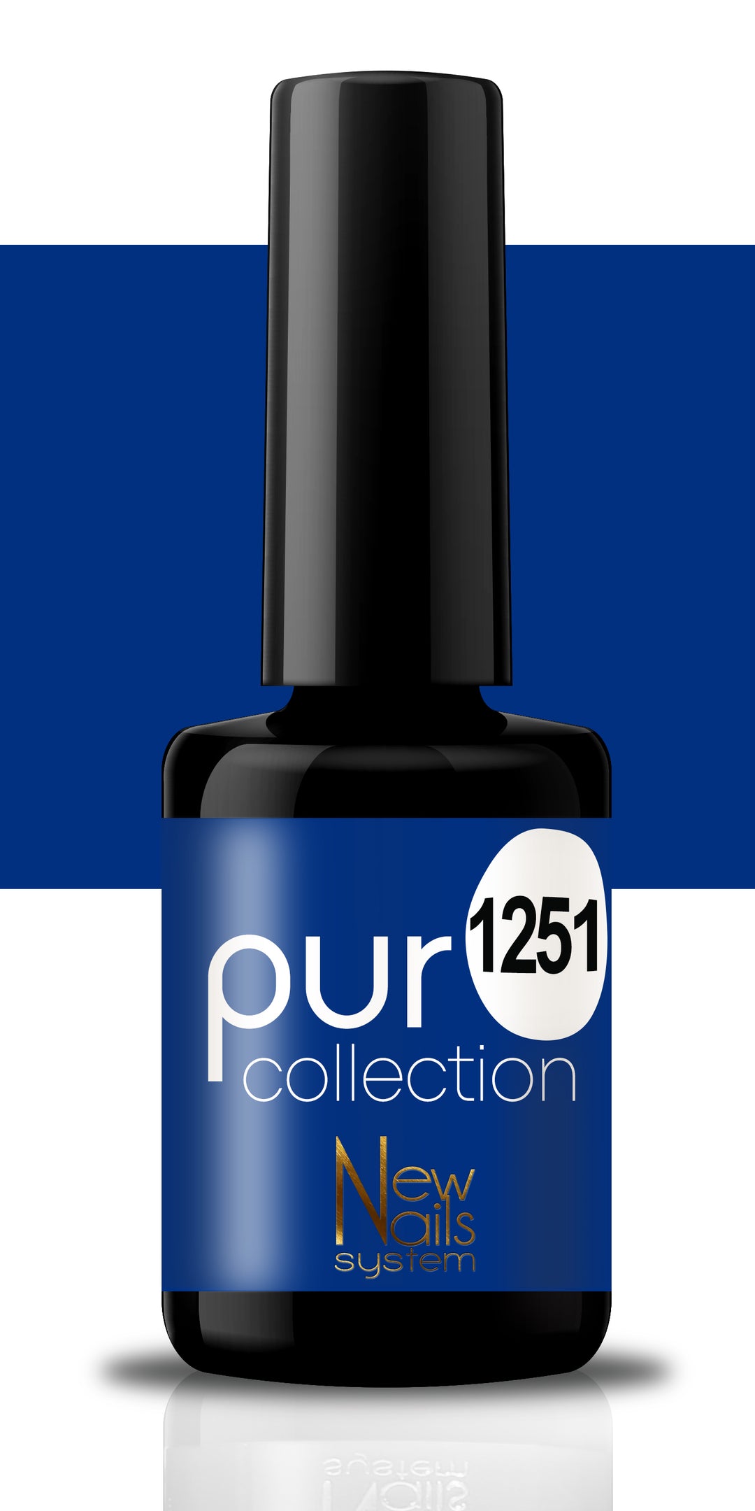 Smalto per unghie gel color semipermanente Puro collection Blues 1251