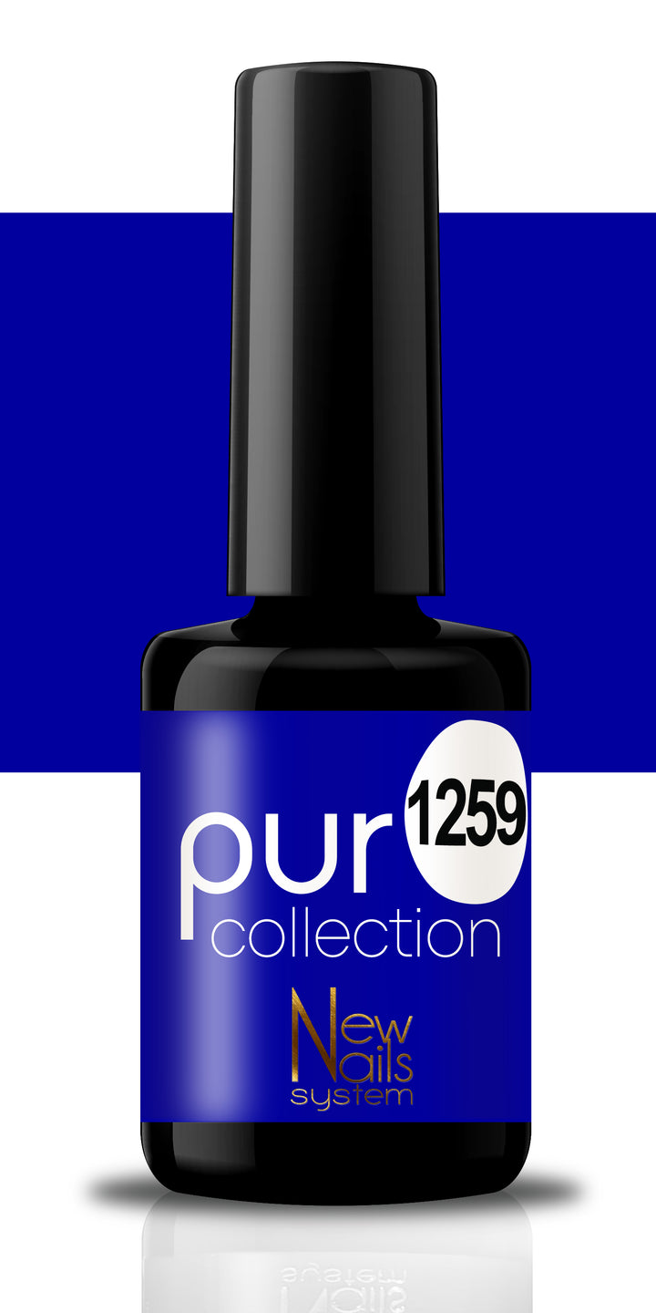 Smalto per unghie gel color semipermanente Puro collection Blues 1259