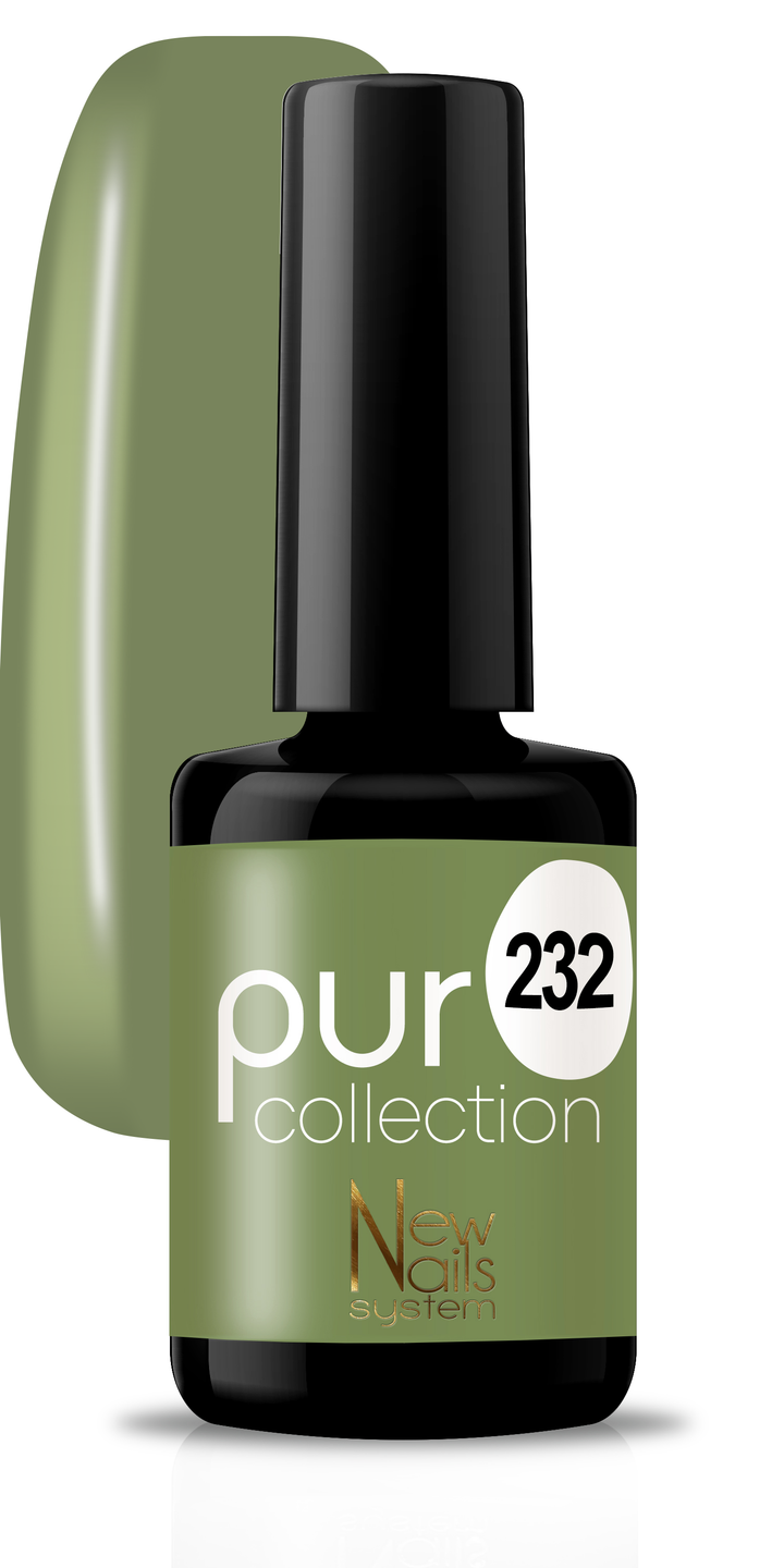 Smalto gel per unghie color semipermanente Puro collection Green LIfe 232