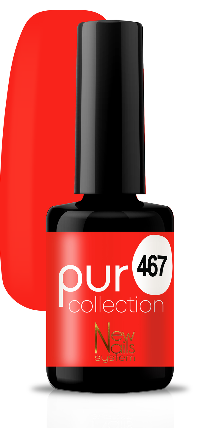 Smalto per unghie gel color semipermanente Puro collection 467 colore Rouge Passion