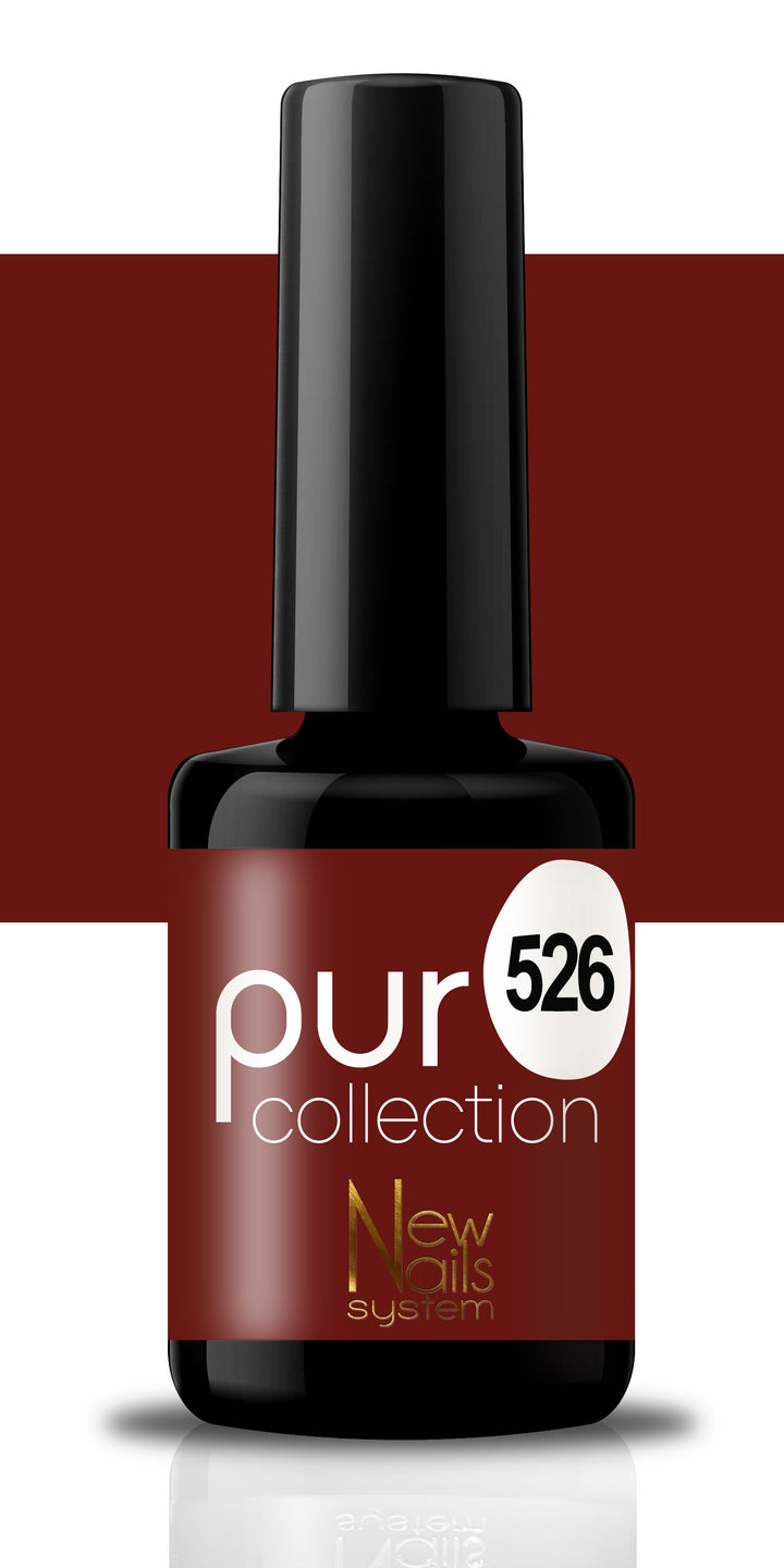 Smalto per unghie gel color semipermanente Puro collection 526 colore Rouge Passion