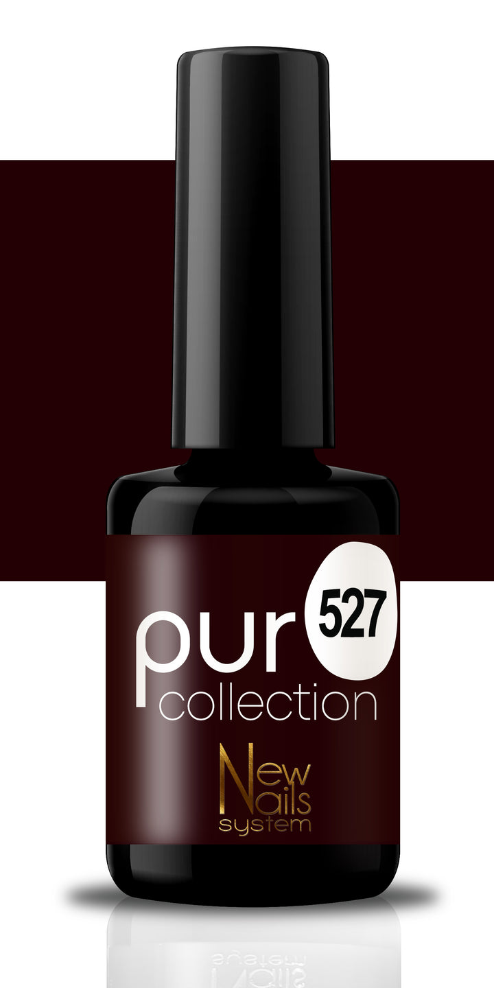 Smalto per unghie gel color semipermanente Puro collection 527 colore Rouge Passion