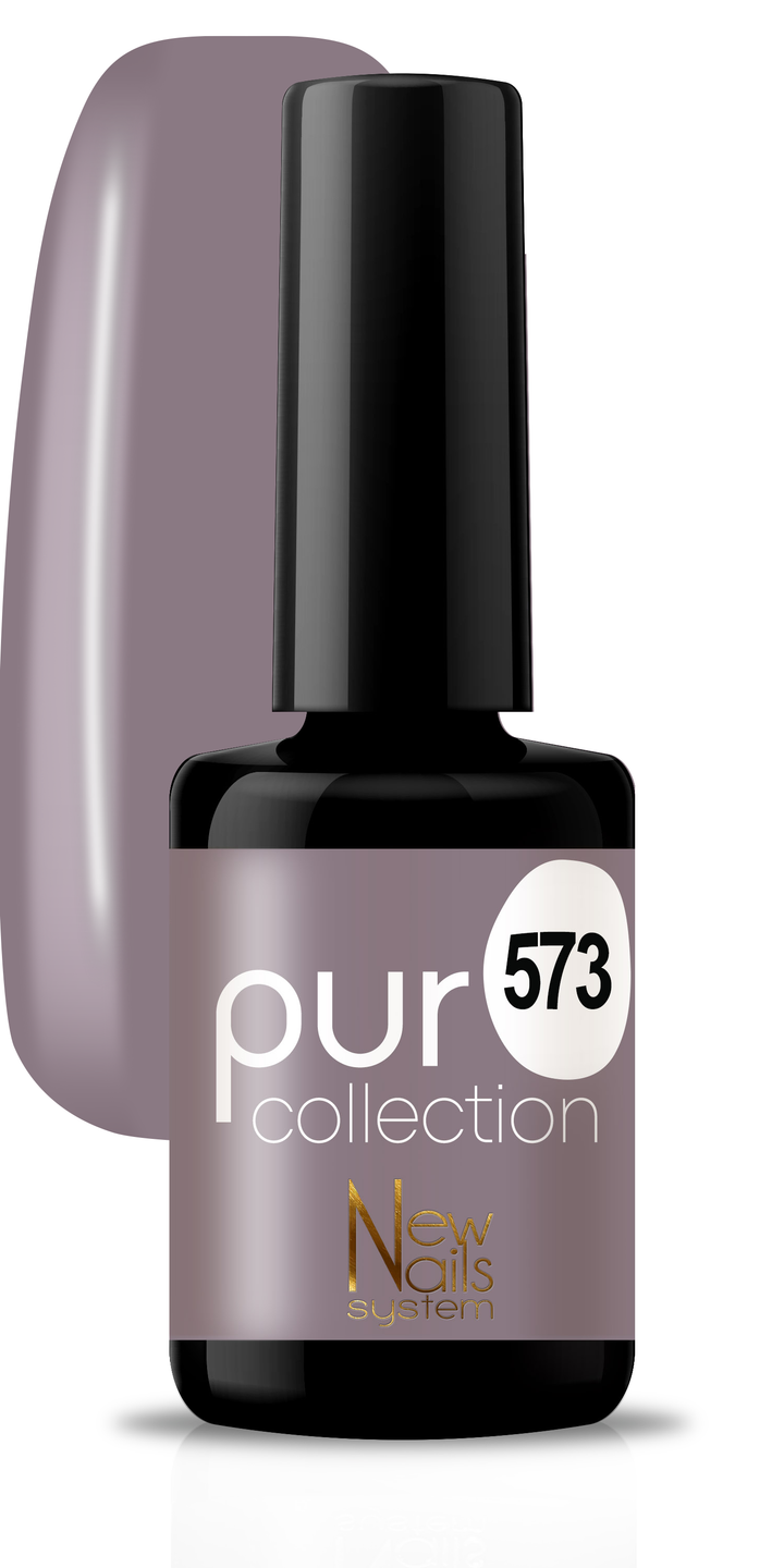 Smalto per unghie gel color semipermanente Puro collection 573 colore Black & White