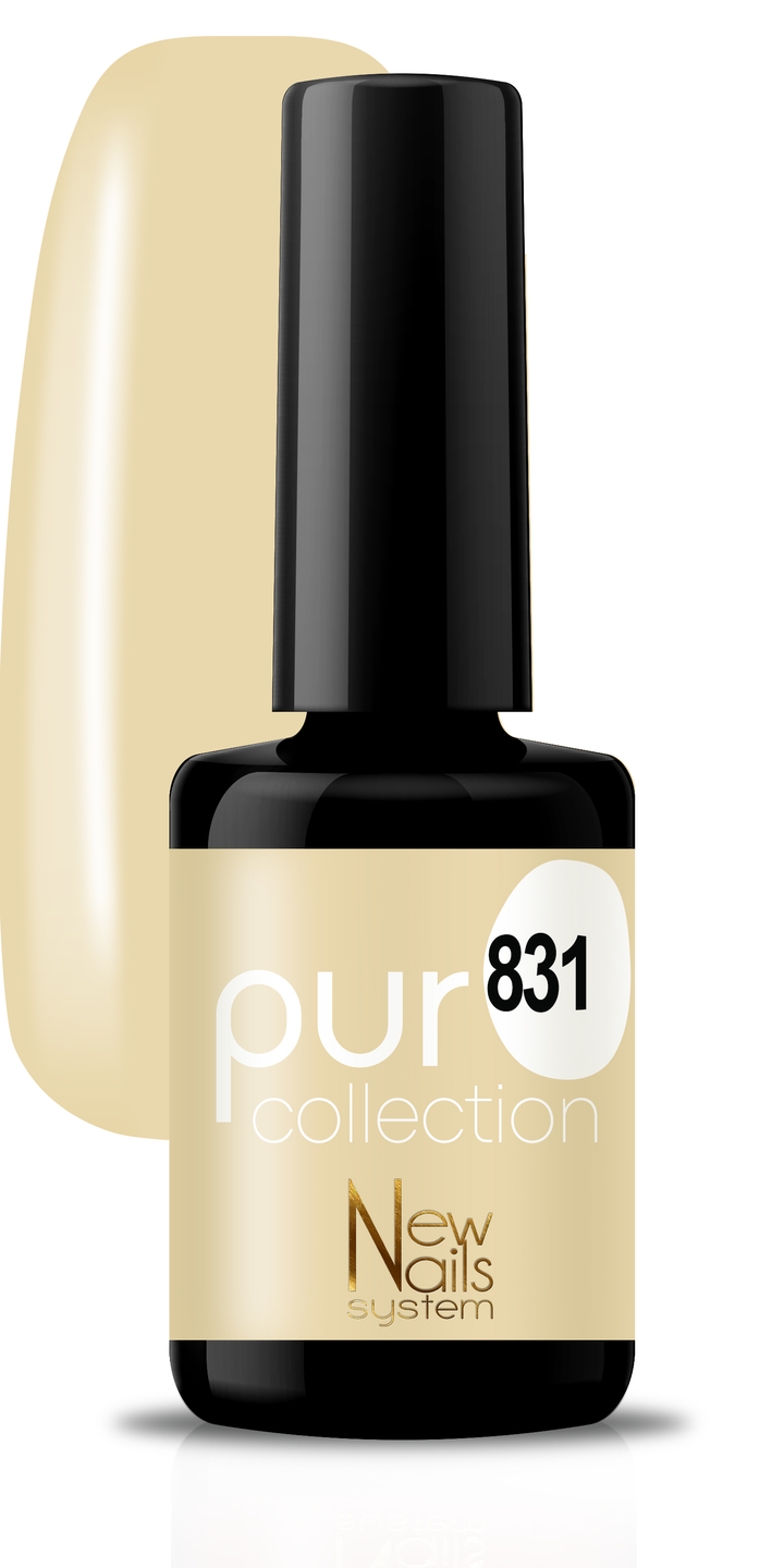 Smalto per unghie gel color semipermanente Puro collection 831 colore Fshion Nude