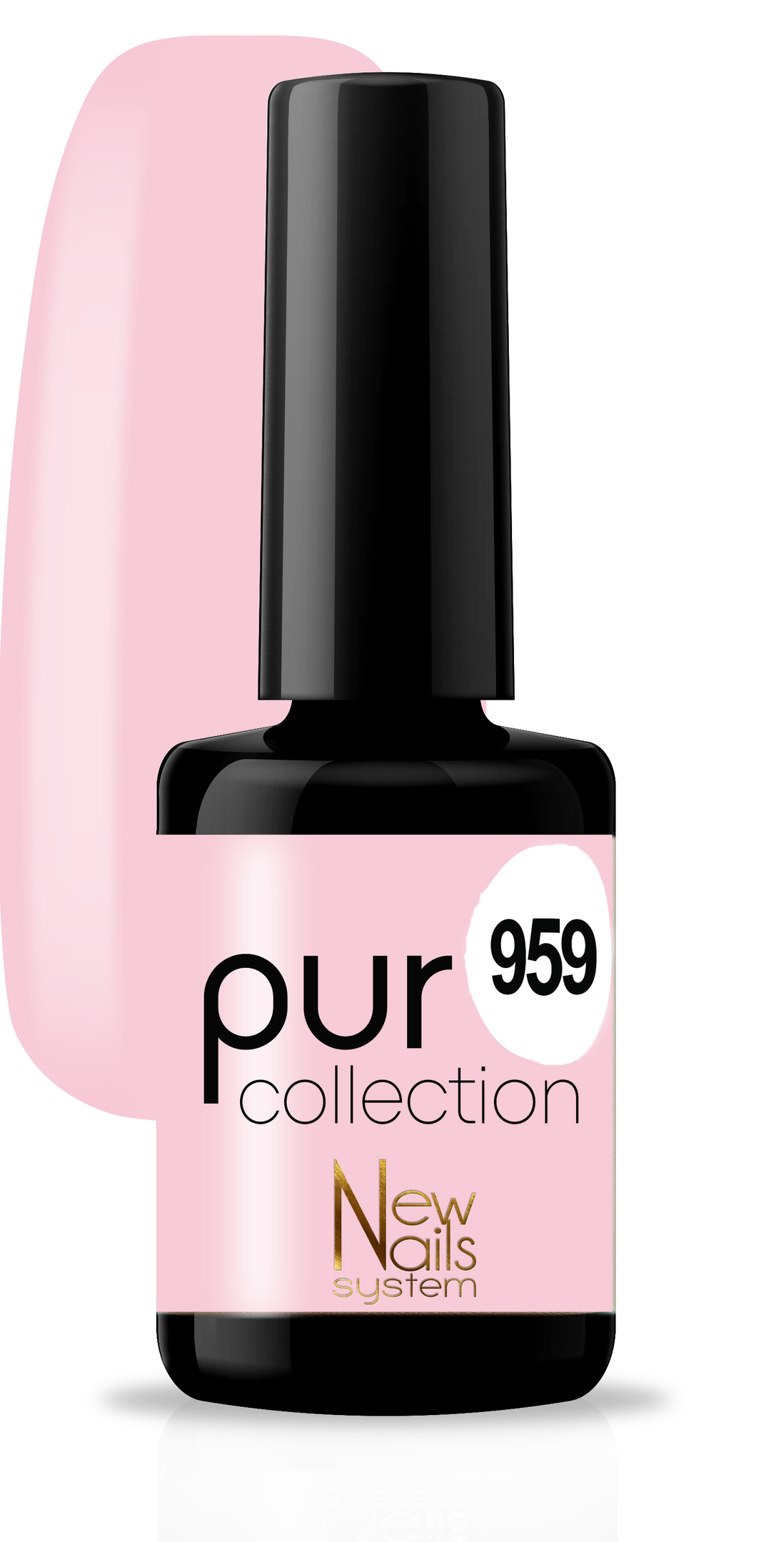 Smalto per unghie gel color semipermanente Puro collection 959 colore Sweet Pastel