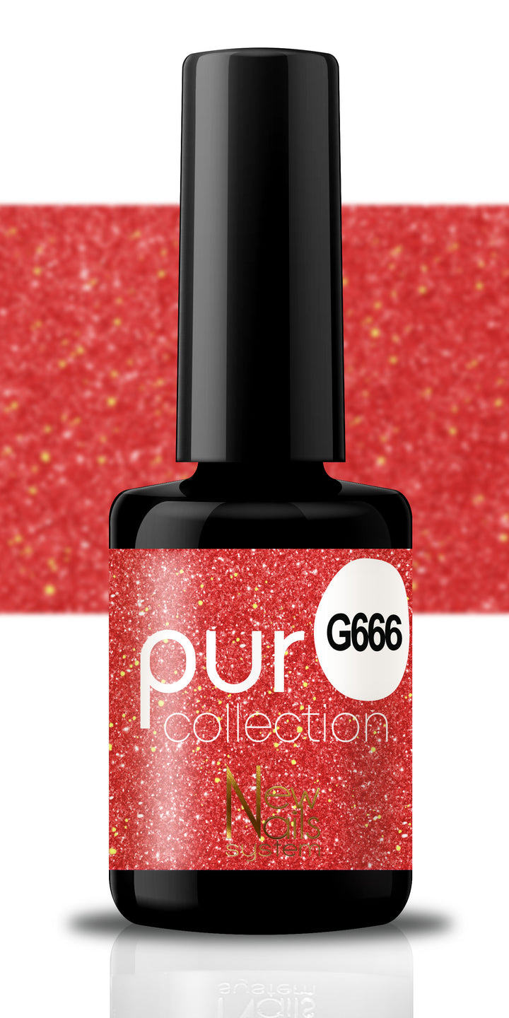 Smalto gel per unghie color semipermanente Puro collection G666