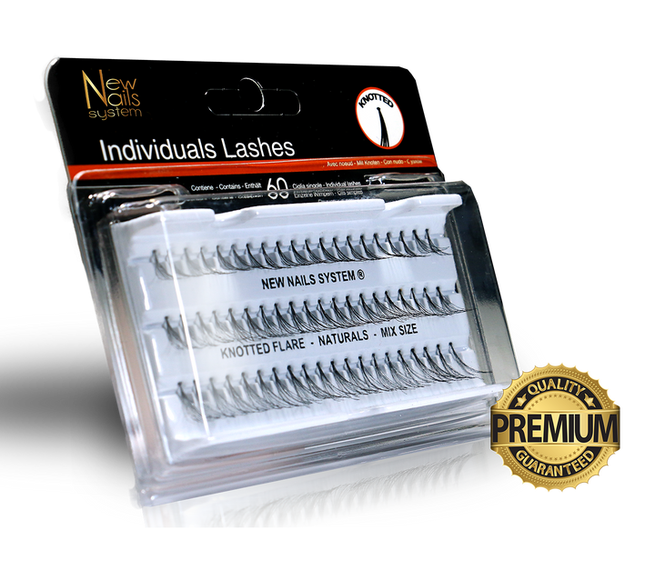NATURAL tufted eyelashes WITH KNOT