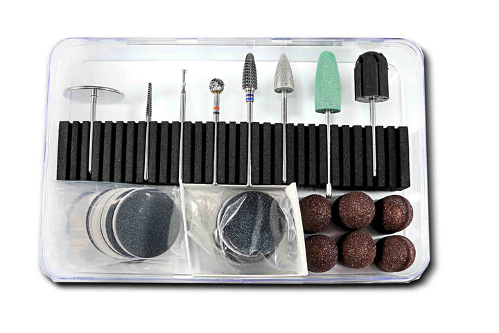 PEDICURE KIT  set di punte fresa per pedicure