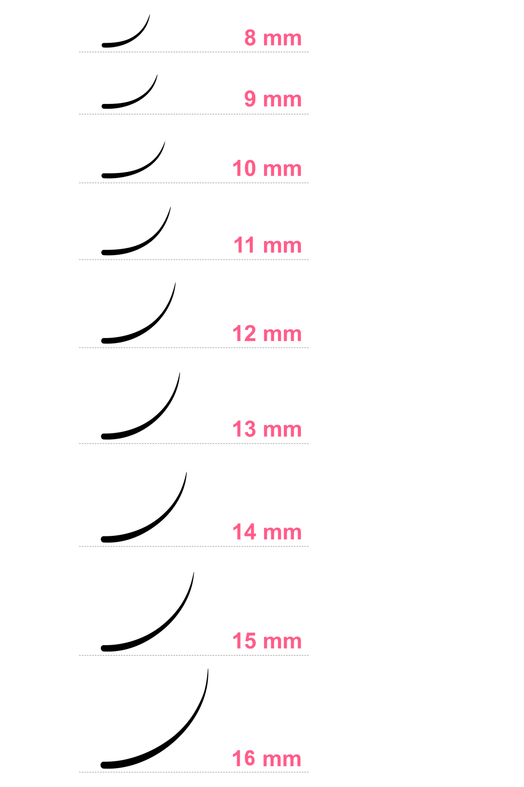 EXTENSION CIGLIA Curva A (J)