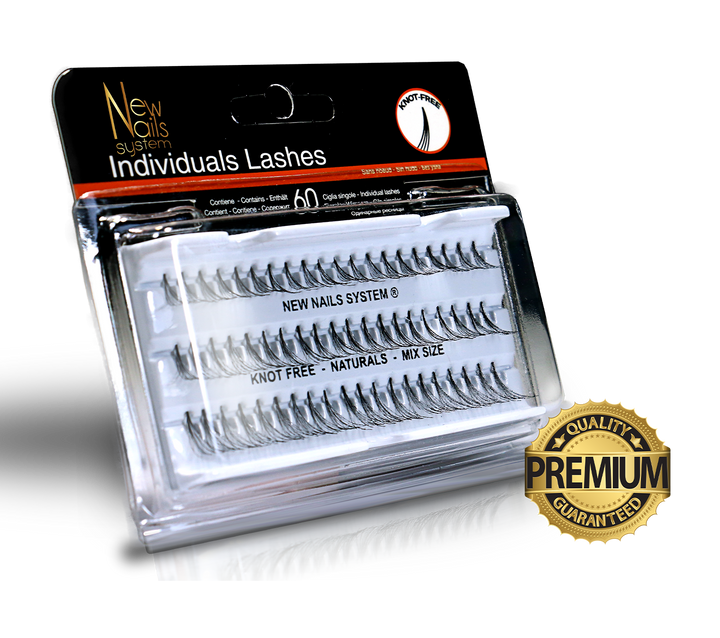 NATURAL tufted eyelashes WITHOUT KNOT