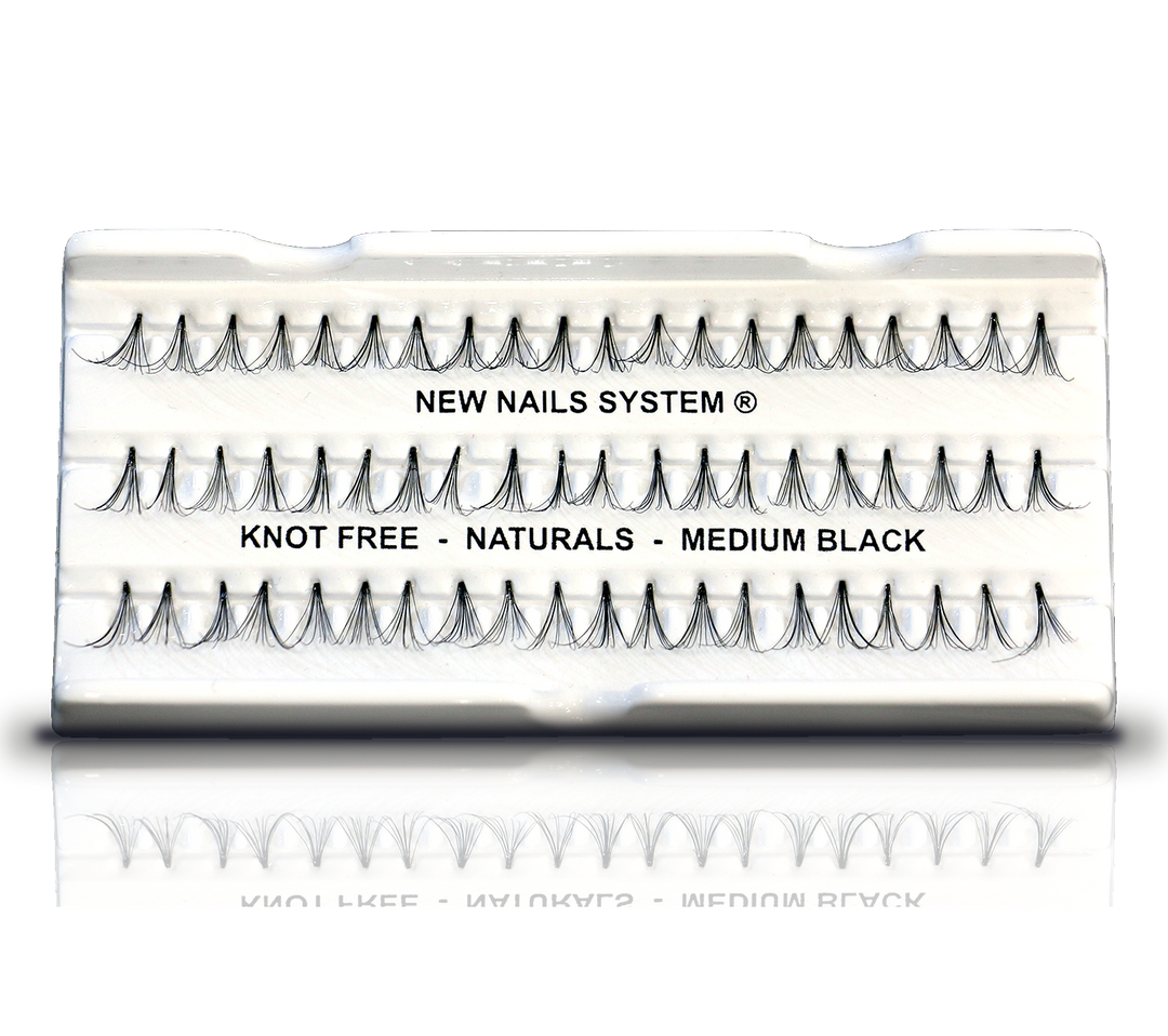 NATURAL tufted eyelashes WITHOUT KNOT