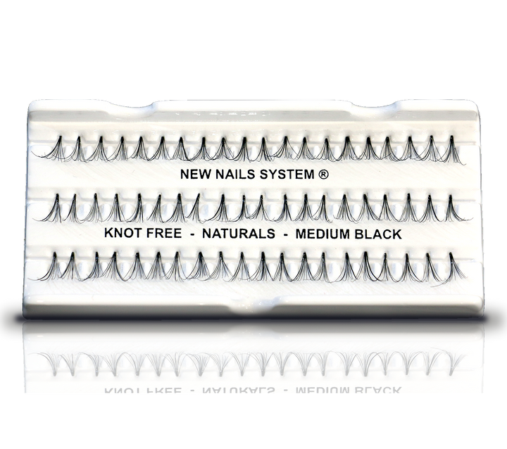 NATURAL tufted eyelashes WITHOUT KNOT