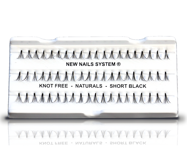 NATURAL tufted eyelashes WITHOUT KNOT