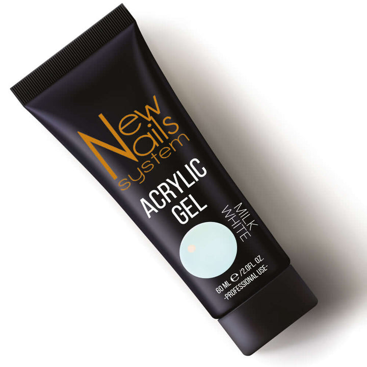 Acrygel Bianco Latte 60 ml – Gel Acrilico Professionale per Ricostruzione Unghie